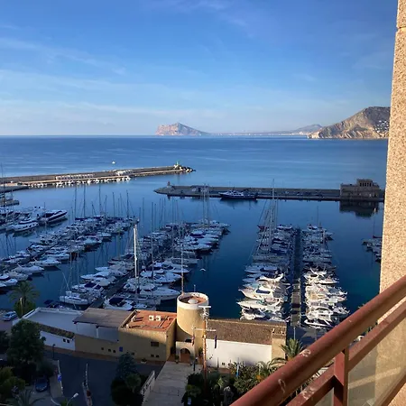 Atico Duplex Penthouse Rosa Marina Club Nautico Calpe Penon Sea View Apartment Exterior photo