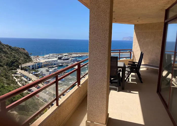 Atico Duplex Penthouse Rosa Marina Club Nautico Calpe Penon Sea View
